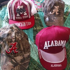 4 university of alabama bama hats